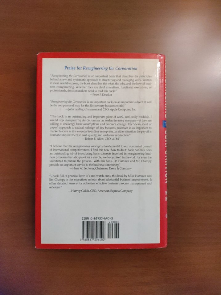 Reengineering the Corporation - İş Devrimi Kitabı - Görsel 2