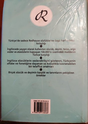 Redhouse Büyük İngilizce-Türkçe Sözlük - Görsel 3
