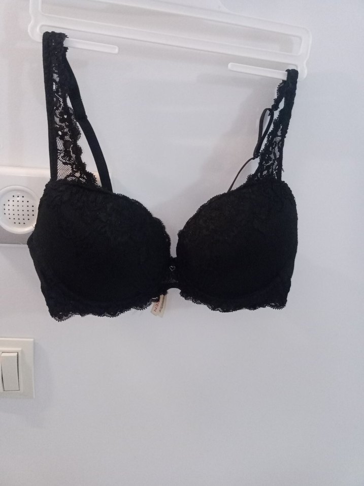 Siyah Gotik Dantel Sütyen - Görsel 4