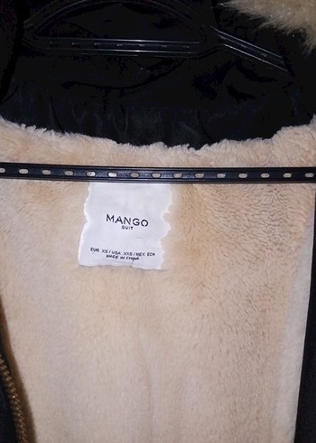 Kürklü Siyah Midi Kadın Kaban - Görsel 4