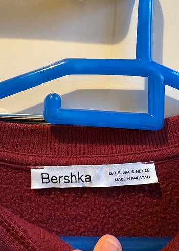 s Beden bordo Renk bershka bordo oversize sweatshirt