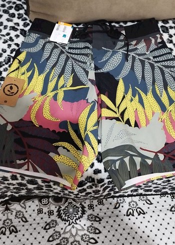 Olaian Çok Renkli Desenli Erkek Boardshort - Görsel 5