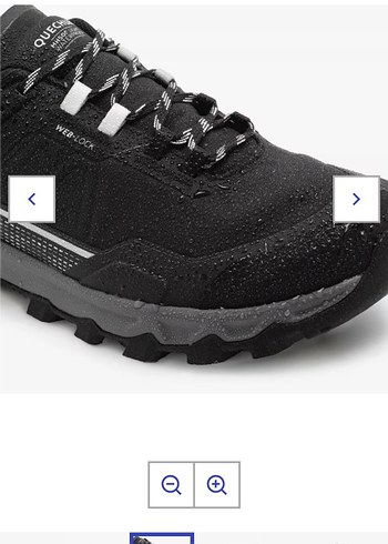 Quechua Erkek Siyah Su Geçirmez Outdoor Ayakkabı - Görsel 4