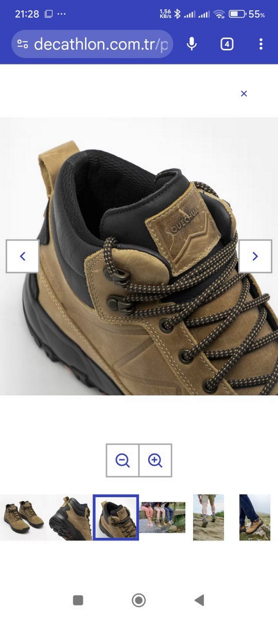 Kahverengi Bağcıklı Erkek Outdoor Bot - Görsel 5