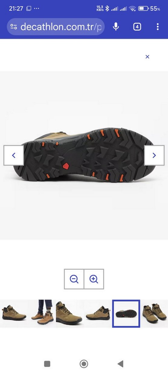 Kahverengi Bağcıklı Erkek Outdoor Bot - Görsel 4