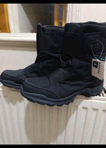 Siyah Erkek Outdoor Botları Velcro - Görsel 4