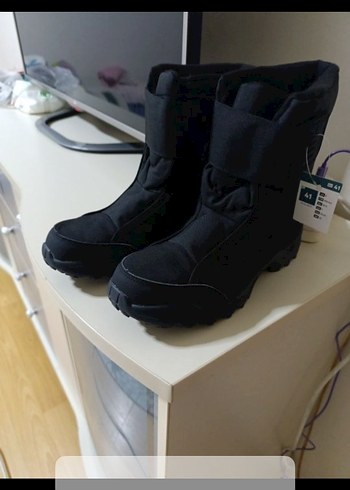 Siyah Erkek Outdoor Botları Velcro - Görsel 3