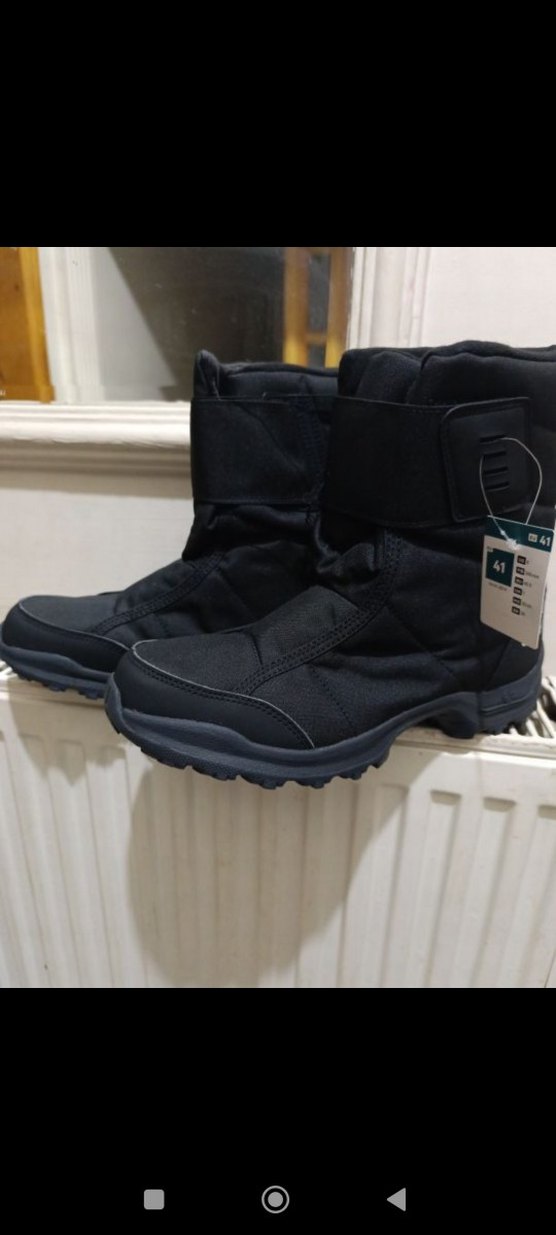 Siyah Erkek Outdoor Botları Velcro - Görsel 4