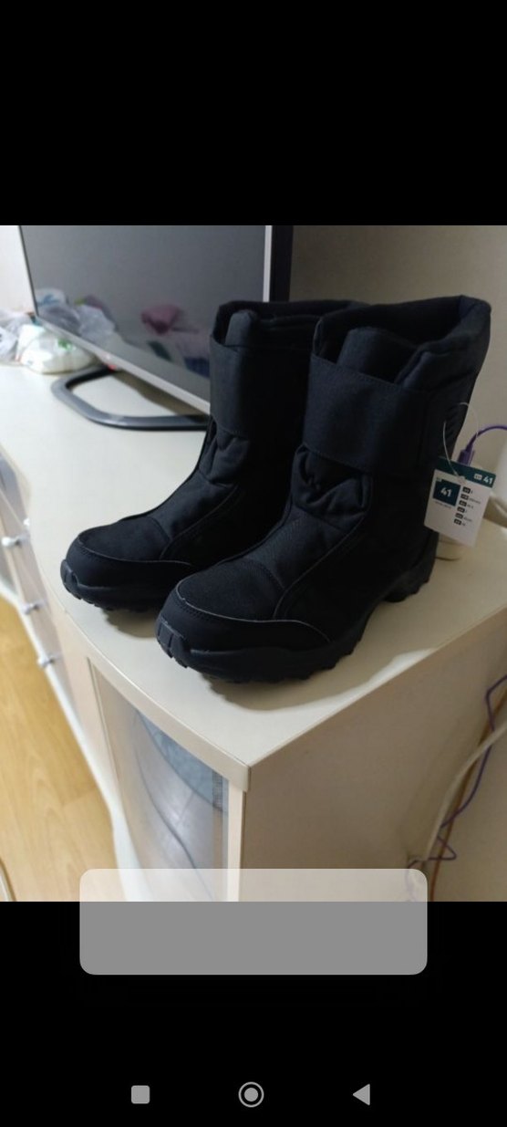 Siyah Erkek Outdoor Botları Velcro - Görsel 3