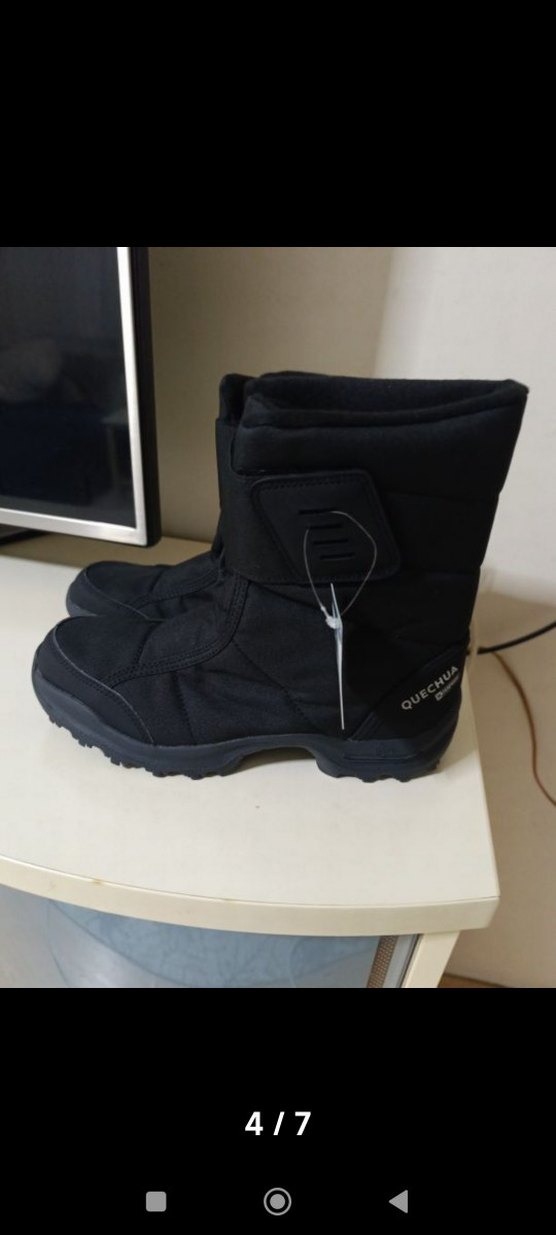 Siyah Erkek Outdoor Botları Velcro - Görsel 5