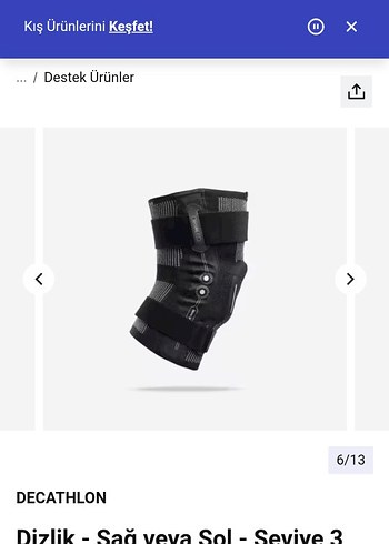 Decathlon Siyah Motosiklet Dizlik - Görsel 7