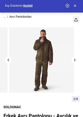 Kahverengi Regular Fit Erkek Pantolon - Görsel 3