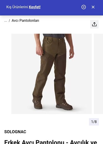 Kahverengi Regular Fit Erkek Pantolon - Görsel 2