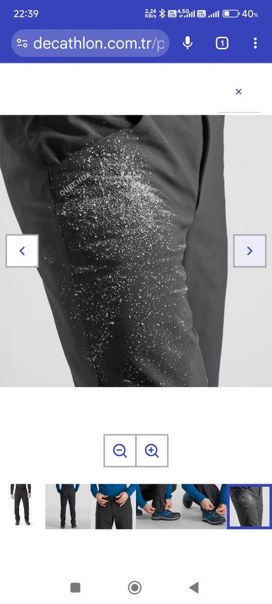 Erkek Siyah Regular Fit Spor Pantolon - Görsel 4