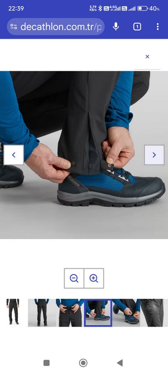 Erkek Siyah Regular Fit Spor Pantolon - Görsel 5