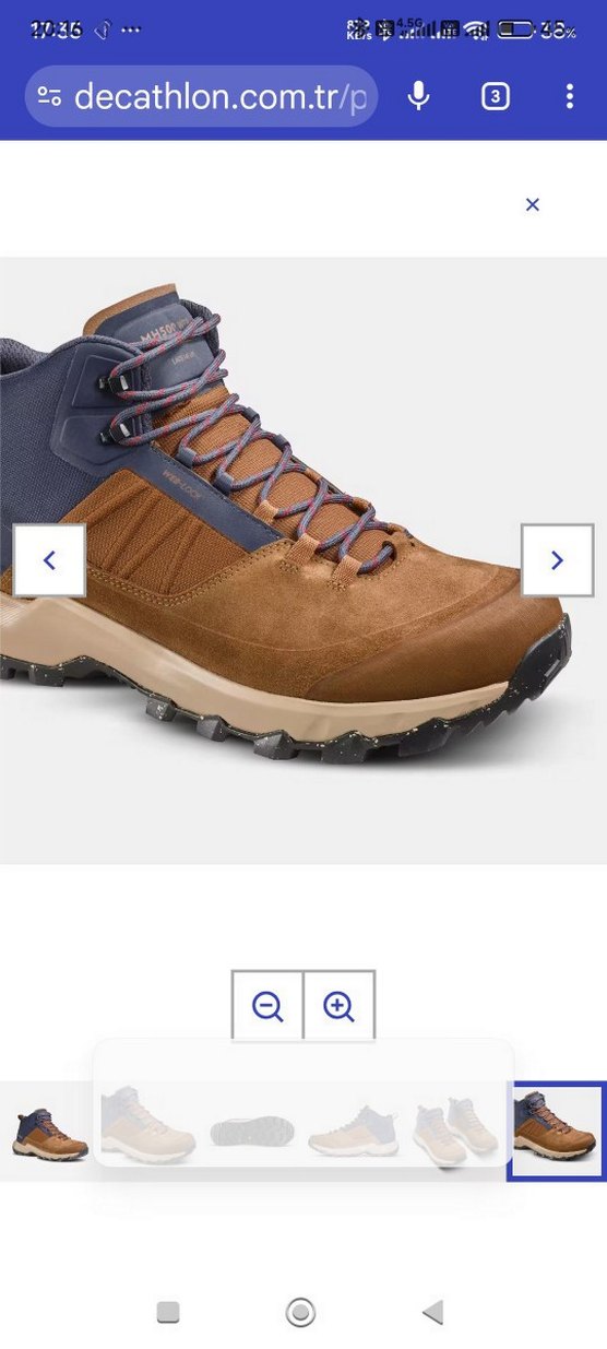 Quechua Erkek Su Geçirmez Outdoor Ayakkabı - Görsel 5