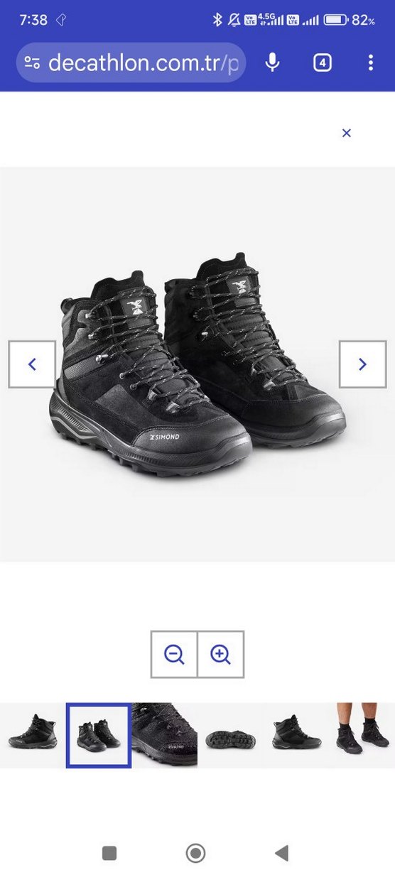 Siyah Bağcıklı Erkek Biker Bot - Görsel 3