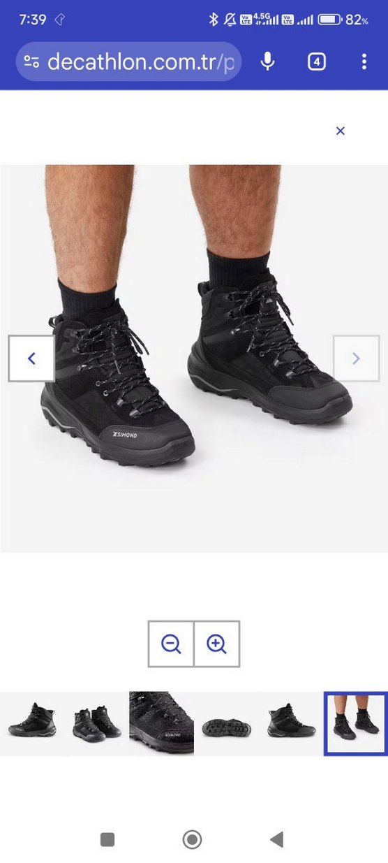 Siyah Bağcıklı Erkek Biker Bot - Görsel 4