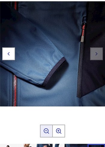 Simond Erkek Mavi Softshell Tırmanış Mont - Görsel 8