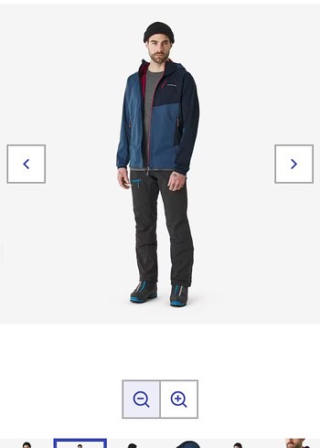 Simond Erkek Mavi Softshell Mont - Görsel 4