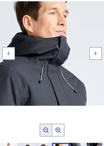 Gri Midi Erkek Kemerli Ceket - Görsel 6