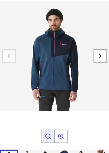 Simond Erkek Mavi Softshell Mont - Görsel 3