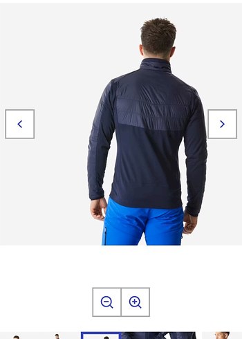 Quechua Erkek Lacivert Fermuarlı Mont - Görsel 4