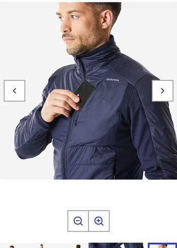 Quechua Erkek Lacivert Fermuarlı Mont - Görsel 6