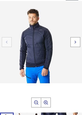 Quechua Erkek Lacivert Fermuarlı Mont - Görsel 2