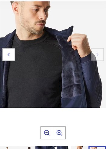 Quechua Erkek Lacivert Fermuarlı Mont - Görsel 7