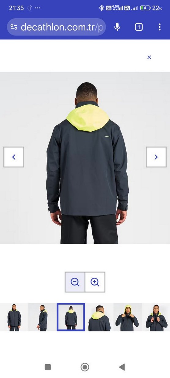 Gri Midi Erkek Günlük Kemerli Ceket - Görsel 3