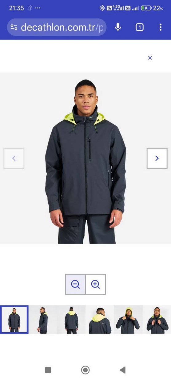 Gri Midi Erkek Günlük Kemerli Ceket - Görsel 5