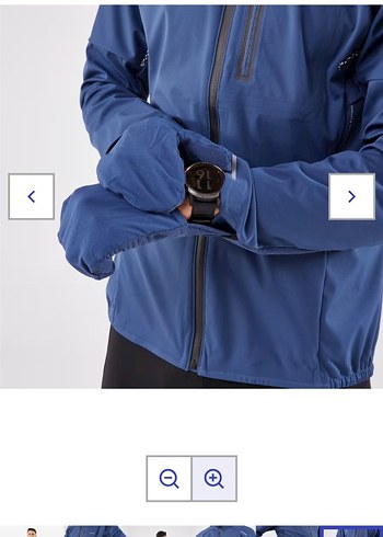 Kiprun Erkek Uzun Kollu Koşu Ceketi - Mavi - Görsel 4