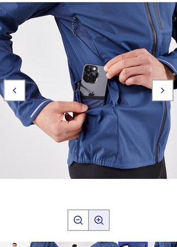 Kiprun Erkek Uzun Kollu Koşu Ceketi - Mavi - Görsel 5