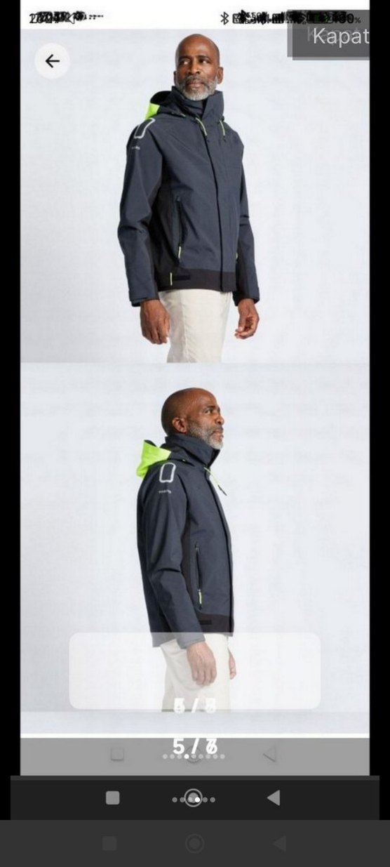 Decathlon Erkek Su Geçirmez Yelkenli Ceketi - Görsel 4