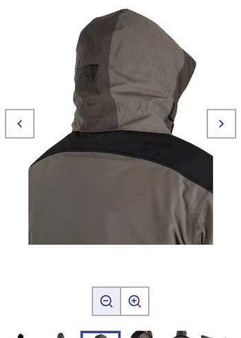 Fiyort Erkek Gri Kemerli Kışlık Mont - Görsel 4