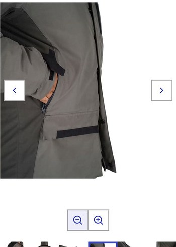 Fiyort Erkek Gri Kemerli Kışlık Mont - Görsel 8