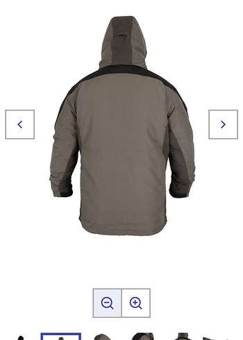 Fiyort Erkek Gri Kemerli Kışlık Mont - Görsel 3