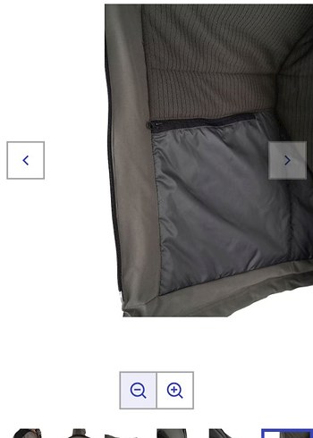 Fiyort Erkek Gri Kemerli Kışlık Mont - Görsel 6