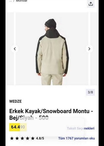 Wedze Erkek Kayak/Snowboard Ceketi - Görsel 6