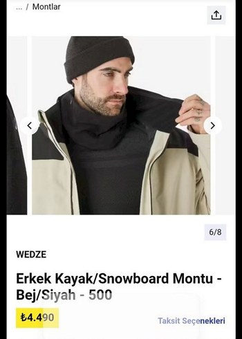 Wedze Erkek Kayak/Snowboard Ceketi - Görsel 7