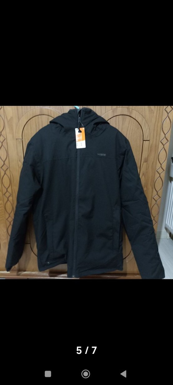 WEDZE Siyah Erkek Kayak Montu - Görsel 2