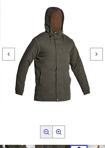 SOLOGNAC Khaki Düğmeli Erkek Mont - Görsel 9