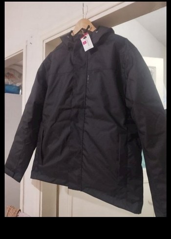 Siyah Erkek Street Style Kemerli Mont - Görsel 8