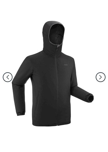 WEDZE Siyah Erkek Kayak Montu - Görsel 2