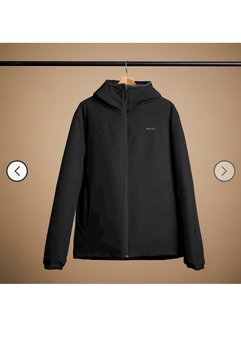 WEDZE Siyah Erkek Kayak Montu - Görsel 4