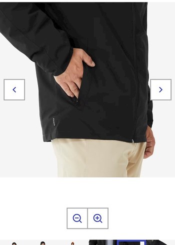 WEDZE Siyah Erkek Kayak Montu - Görsel 10