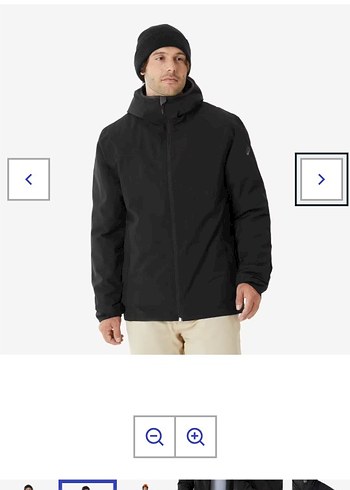 WEDZE Siyah Erkek Kayak Montu - Görsel 12