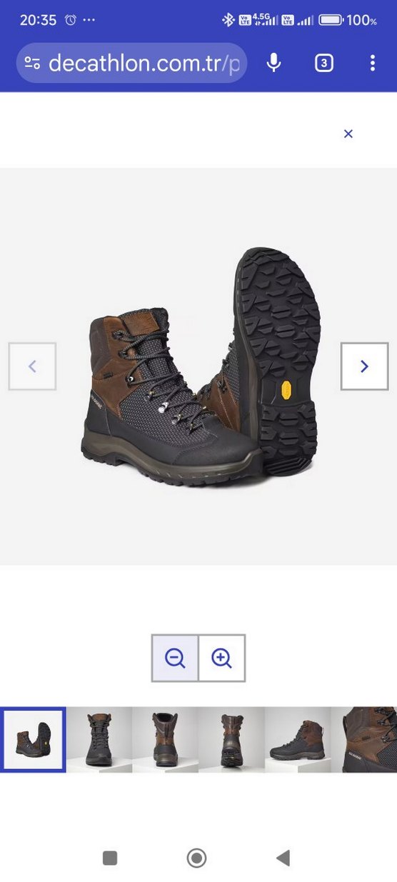 Solognac Kahverengi Outdoor Bot - Görsel 2