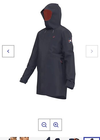 Erkek Lacivert Midi Mont - Görsel 7